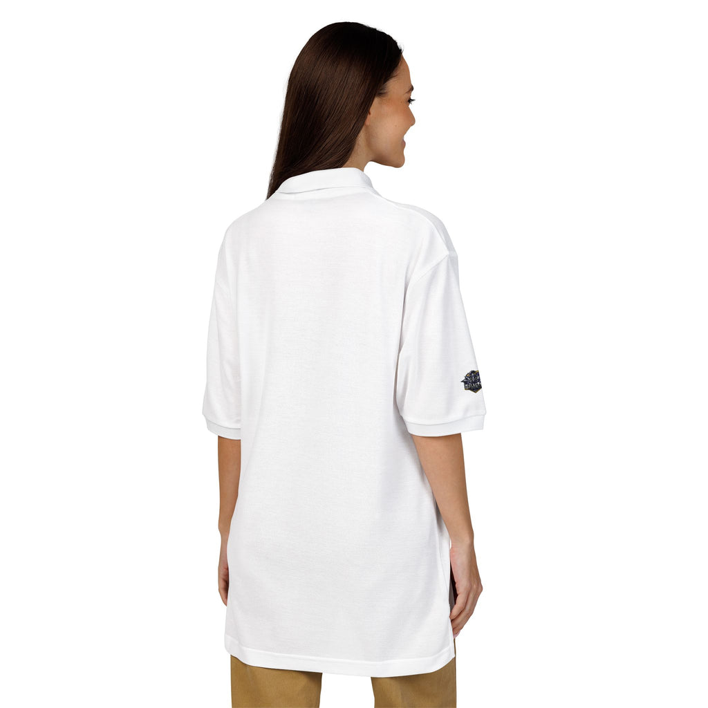 Embroidered Galactic Void Polo