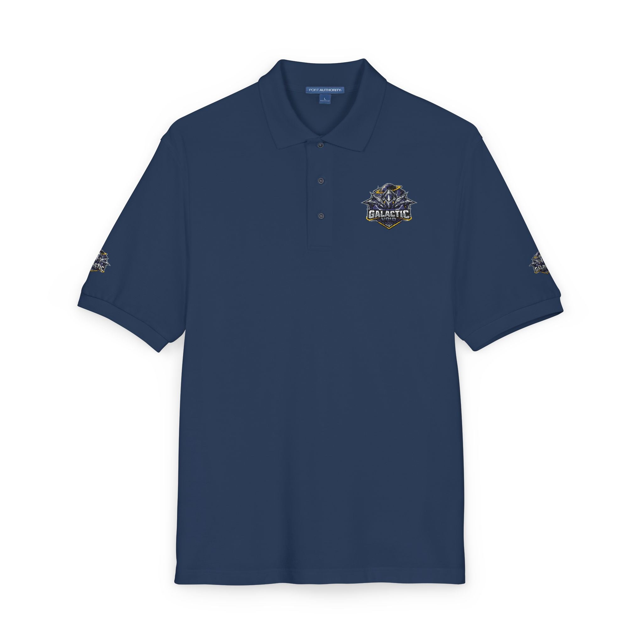 Embroidered Galactic Void Polo