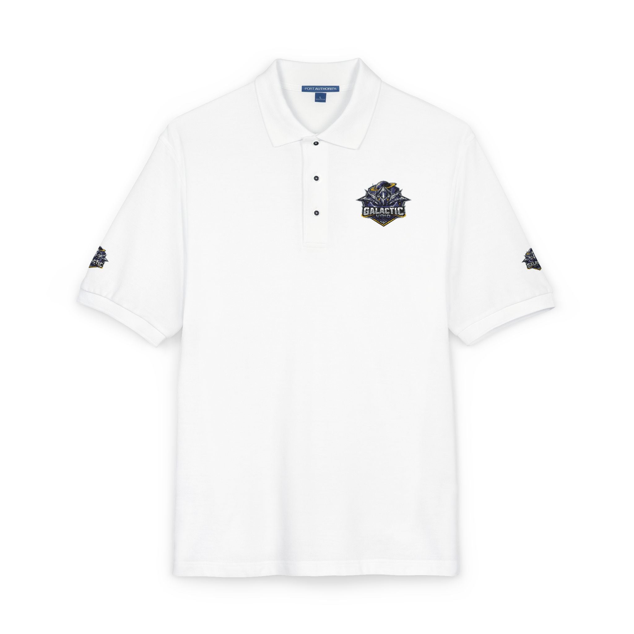 Embroidered Galactic Void Polo
