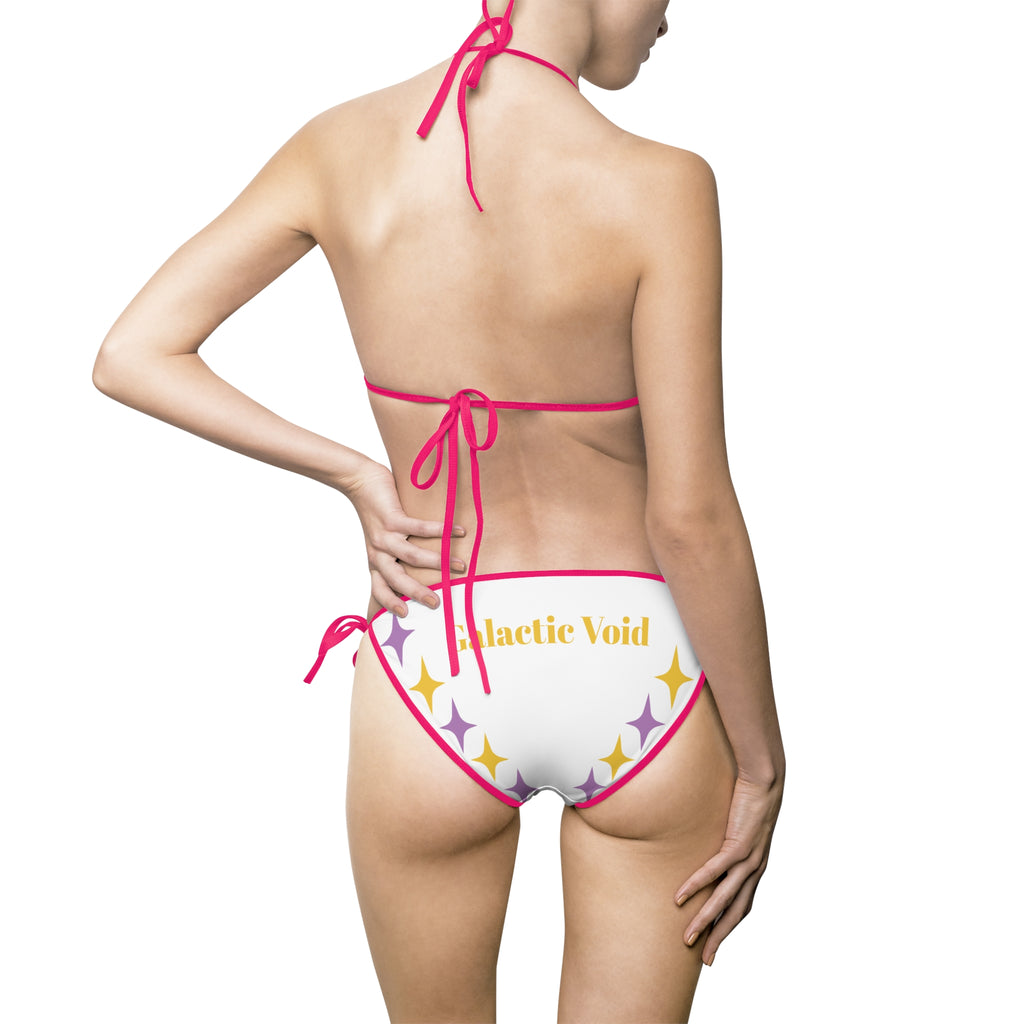 White Galactic Void Bikini
