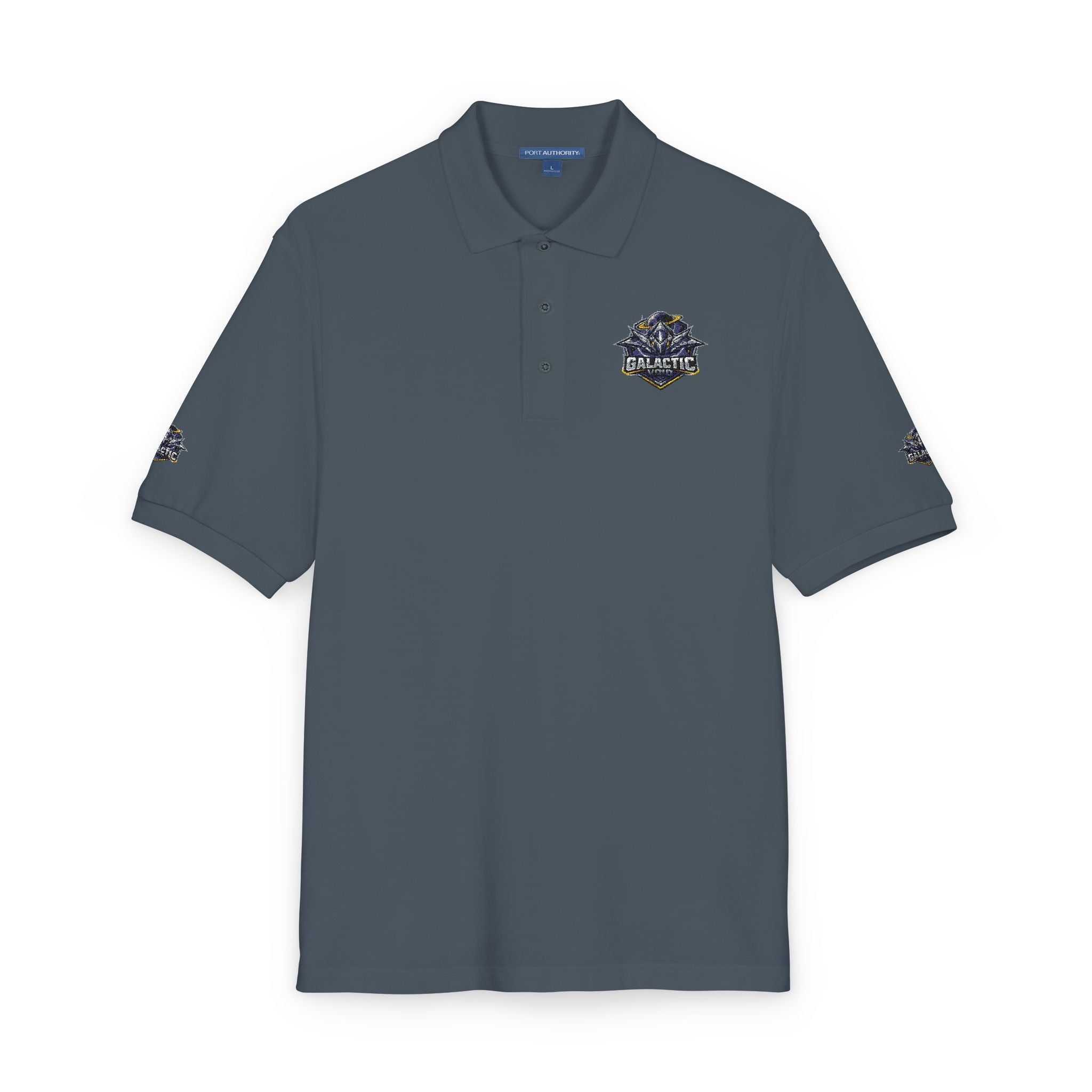 Embroidered Galactic Void Polo