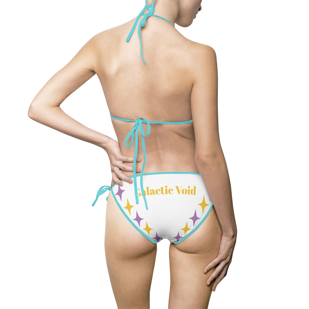 White Galactic Void Bikini