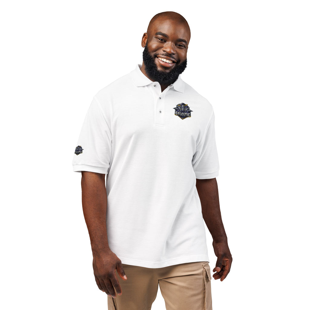 Embroidered Galactic Void Polo