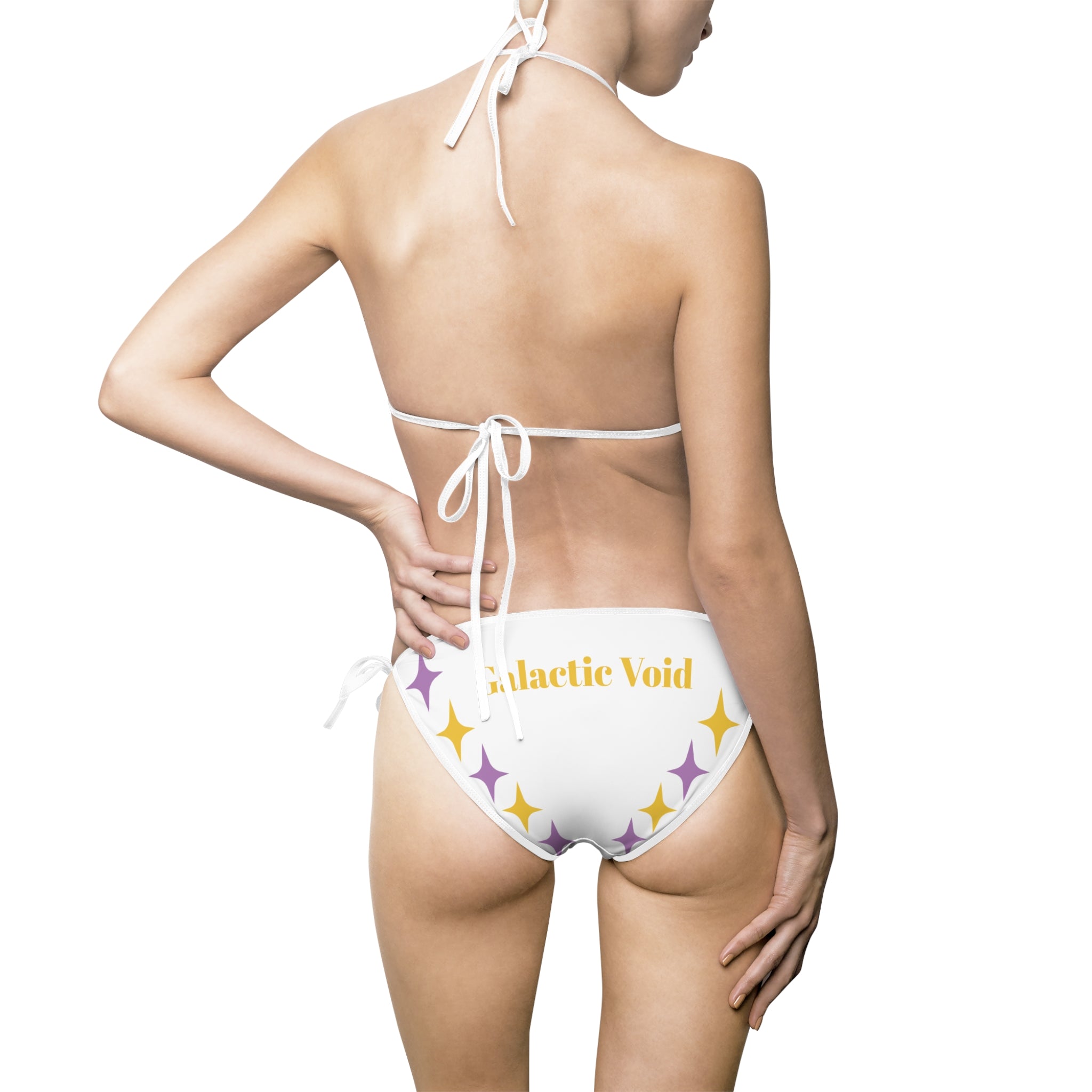 White Galactic Void Bikini