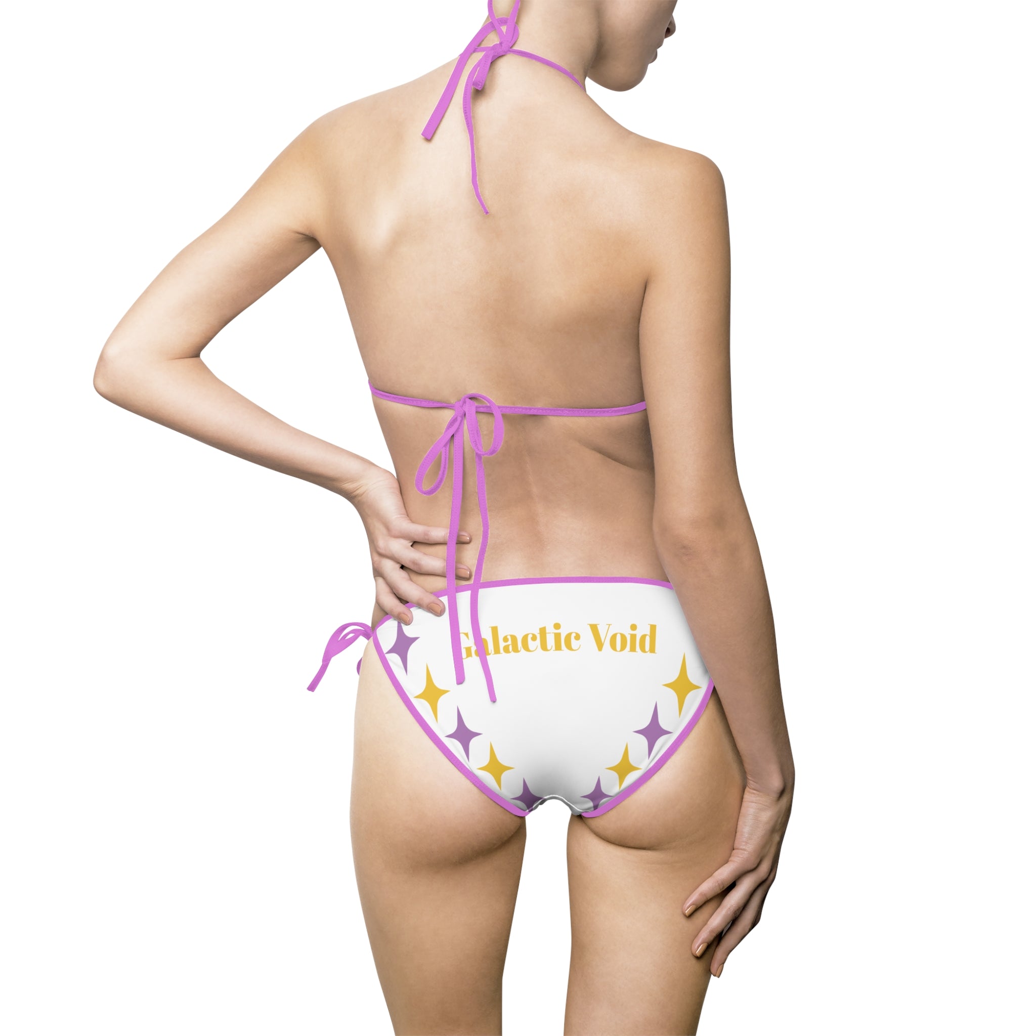 White Galactic Void Bikini