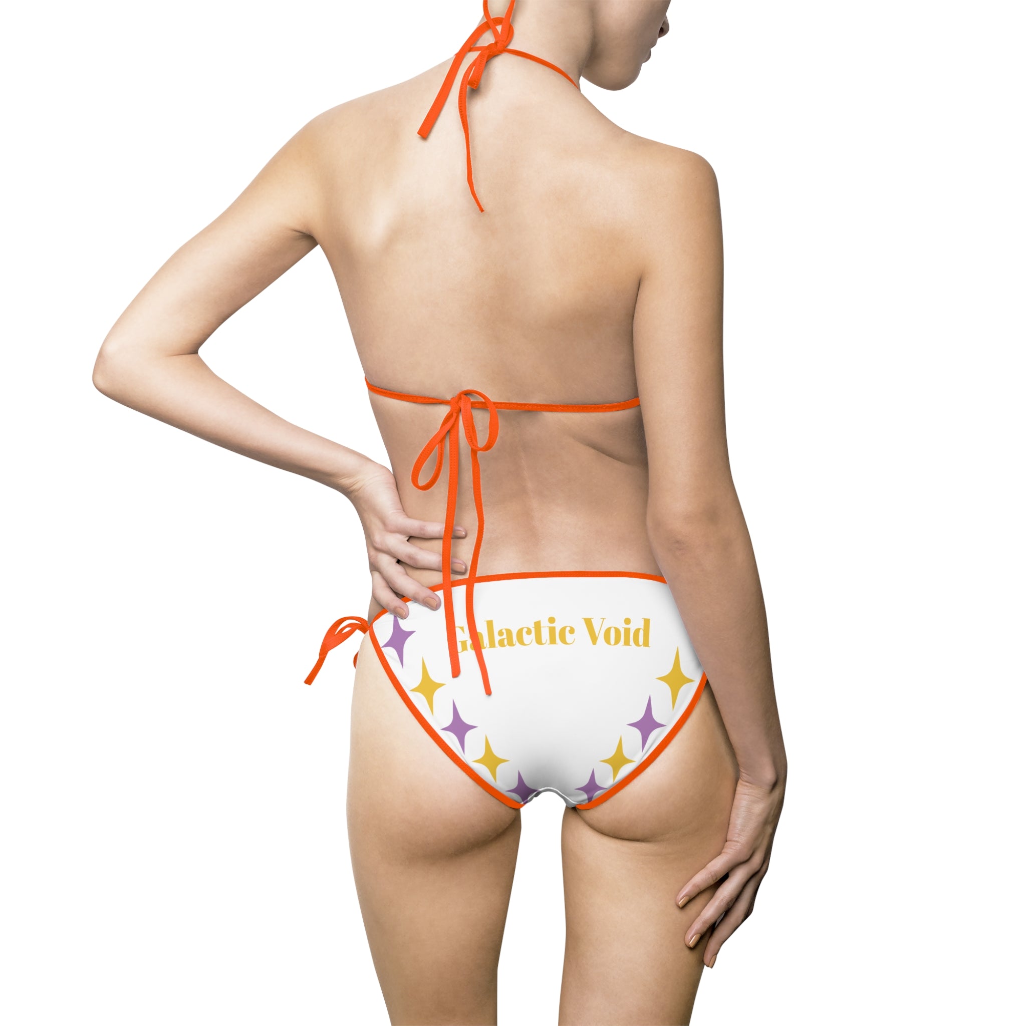 White Galactic Void Bikini