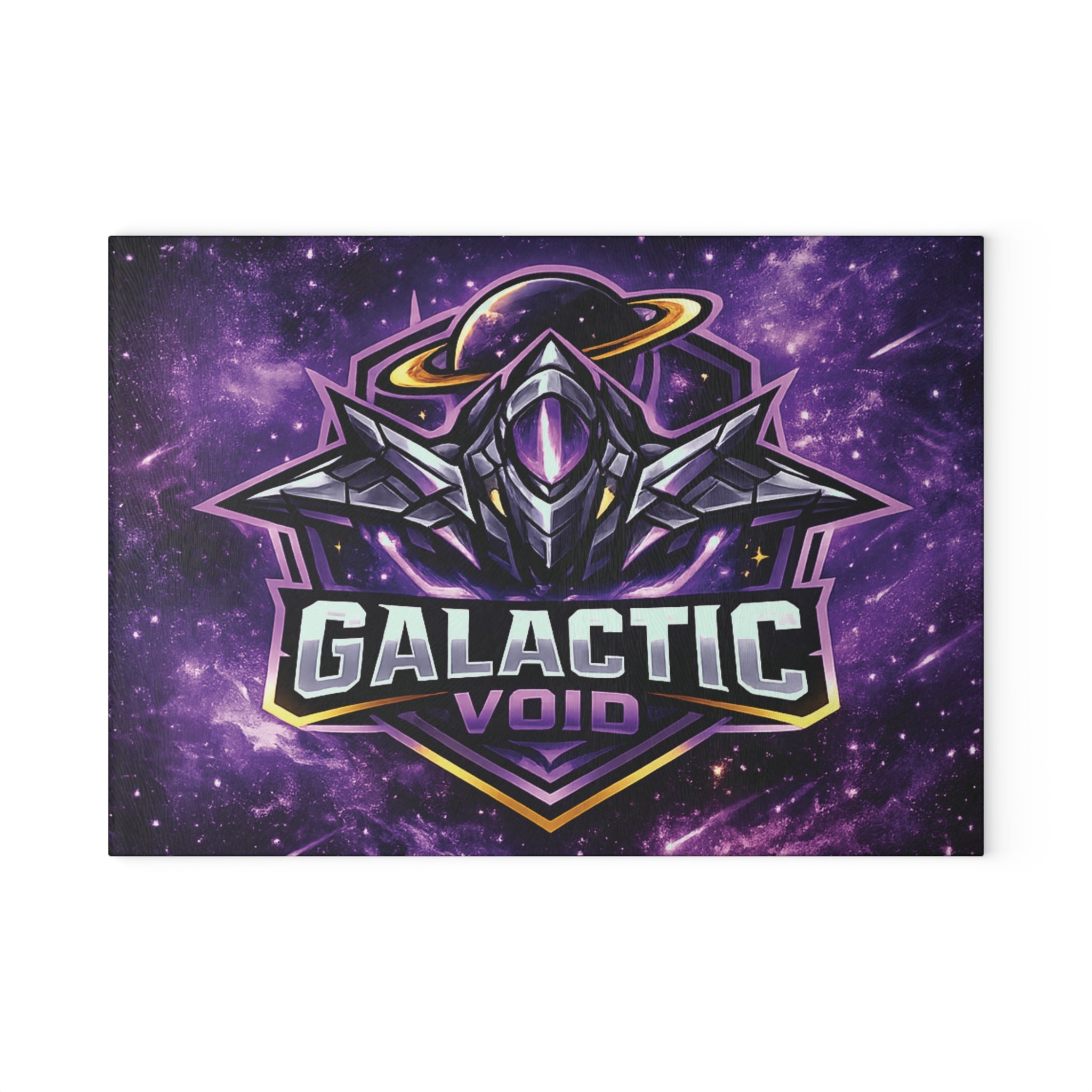 Galactic Void Glass Cutting Board
