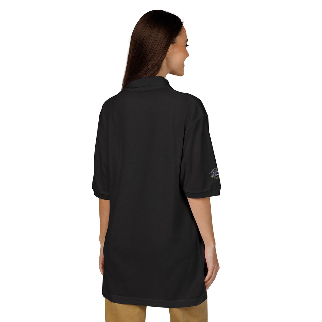 Embroidered Galactic Void Polo