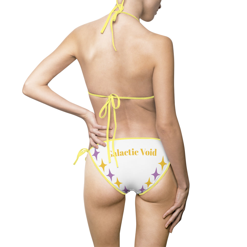 White Galactic Void Bikini