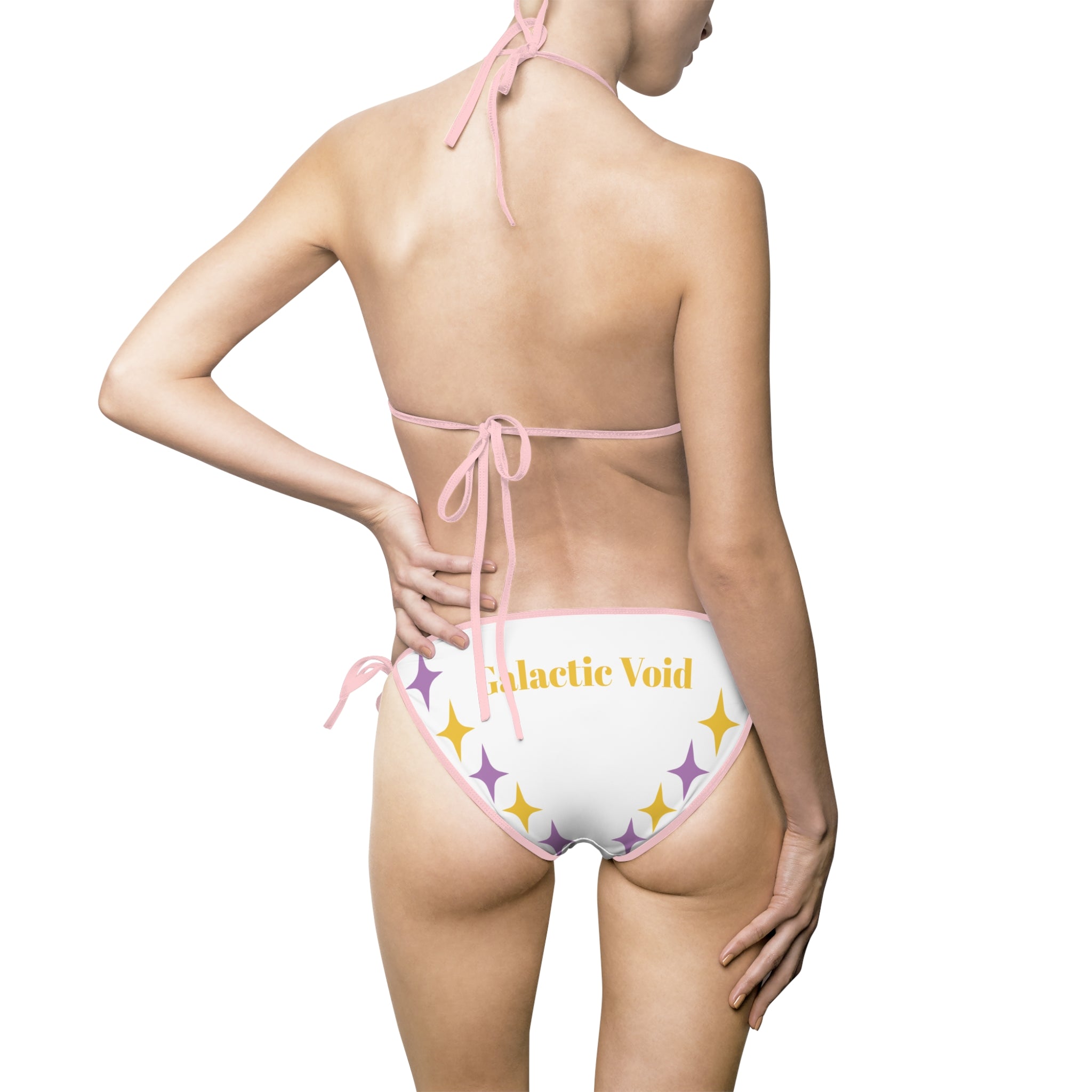 White Galactic Void Bikini